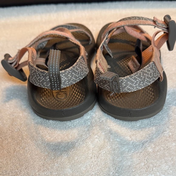 Chaco Kids Sandals Pink and Gray Adjustable Sport Sandals SB4 - Picture 6 of 8